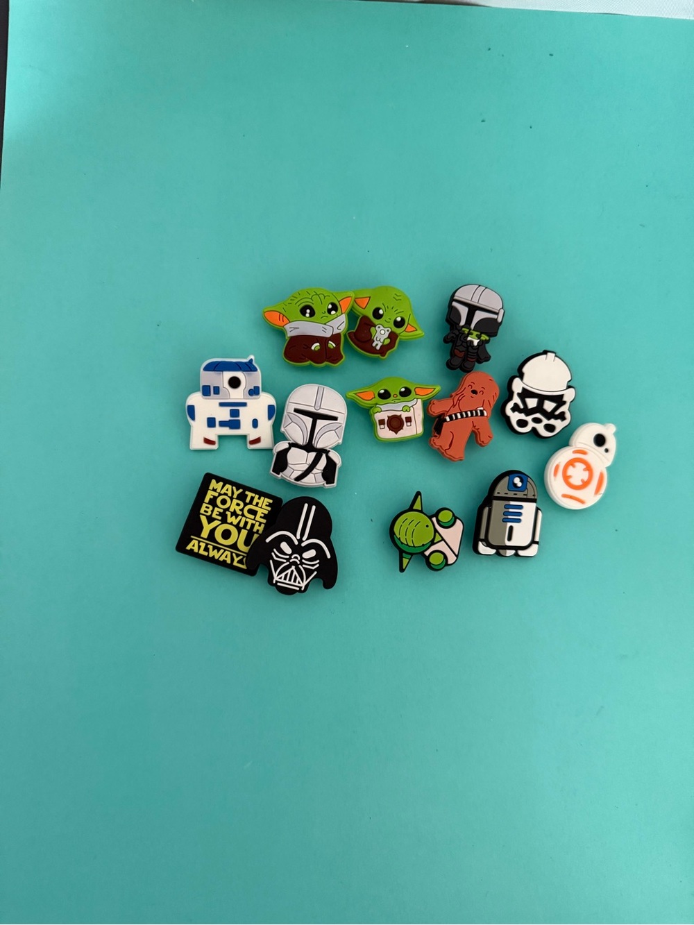 Star Wars Character Shoe Charms - Assorted Colorful Set